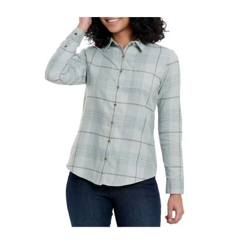 Women's Kuhl Kamila Flannel Long Sleeve Button Up Shirt