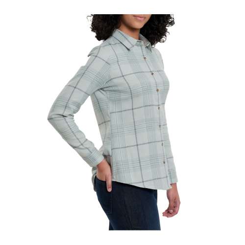 Women's Kuhl Kamila Flannel Long Sleeve Button Up Shirt