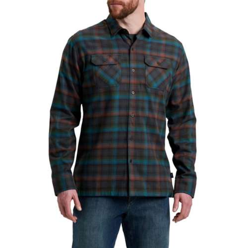 Men's Kuhl Dillingr Flannel Long Sleeve Button Up Shirt