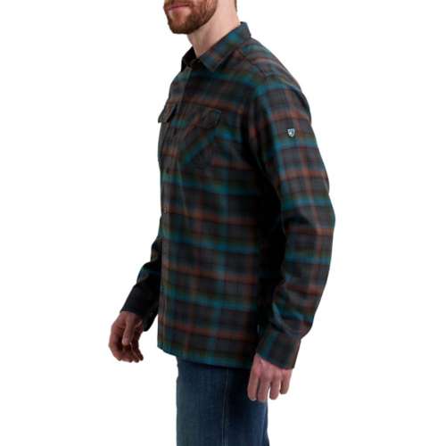 Men's Kuhl Dillingr Flannel Long Sleeve Button Up Shirt