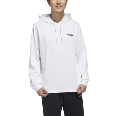 white mens adidas hoodie