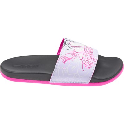 adilette comfort slides purple