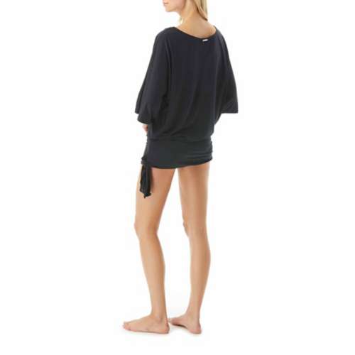Women's Michael Kors Iconic Side Tie Shirt Swim Cover Up