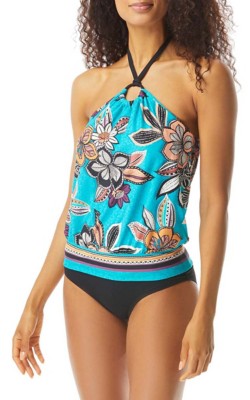 high neck underwire swimsuit