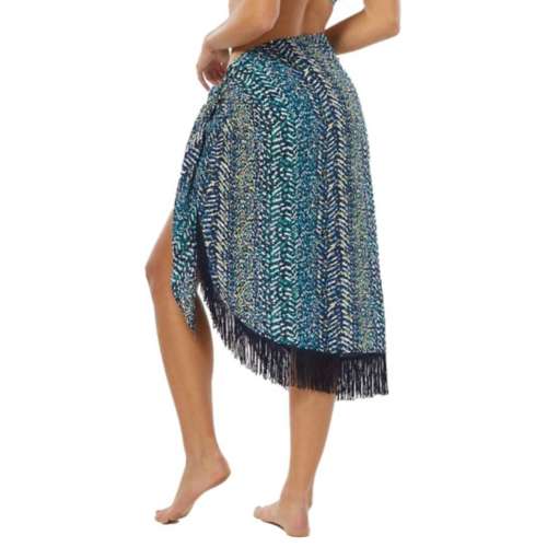 Women's Vince Camuto Fringe Pareo Sarong Swim Cover Up