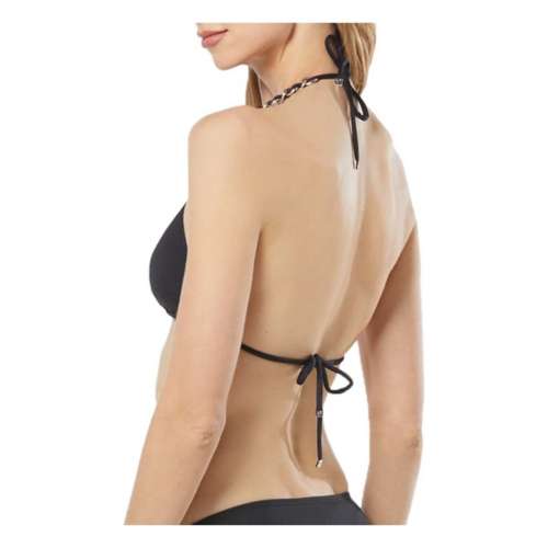 Women's Michael Kors Triangle Chain Strap Swim Bikini Top
