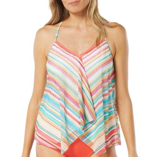 Womens Beach House Kerry Mesh Layer Underwire Swim Tankini 2925