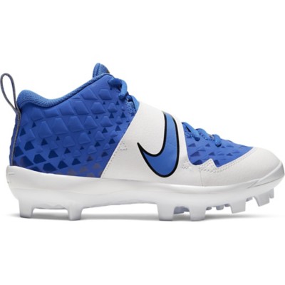 mike trout cleats blue