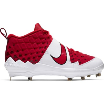 mens red baseball cleats