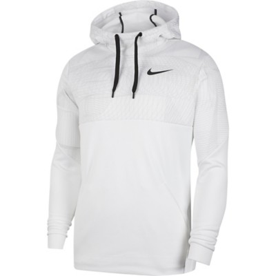white nike therma hoodie