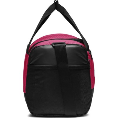 pink black duffle bag