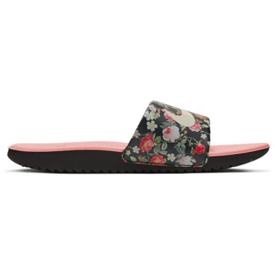 nike floral slide sandals