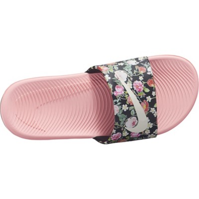 nike slides flowers