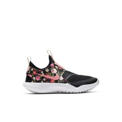 nike floral shoes black and white