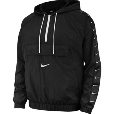 nike sportswear swoosh woven full zip jacket