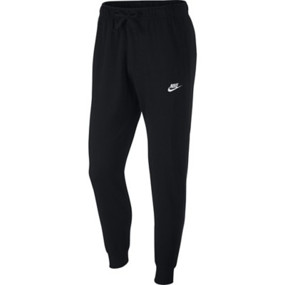 nike joggers black and white