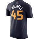 Nike Utah Jazz Donovan Mitchell Dri-FIT Name & Number T-Shirt