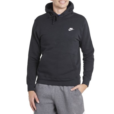 nike black club hoodie