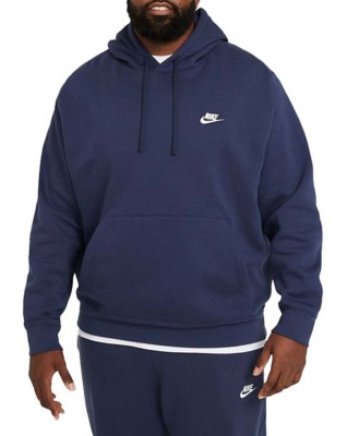 nike club hoodie navy