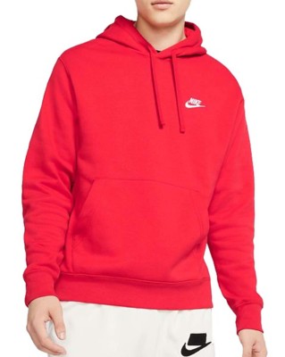 nike red sweater zip up