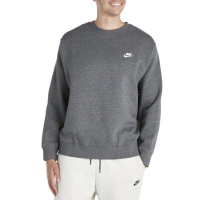 nike gray club crew neck sweatshirt