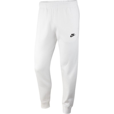 white and grey nike sweatpants