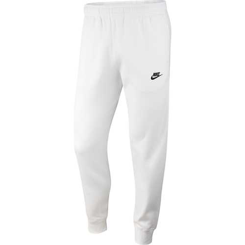 nike fleece joggers white