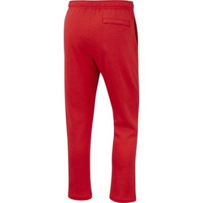 nike open hem fleece pants