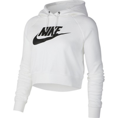 nike women's sportswear essential cropped hoodie
