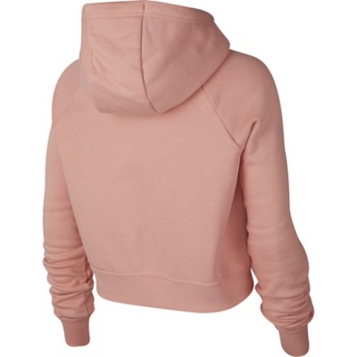 nike essential crop hoodie