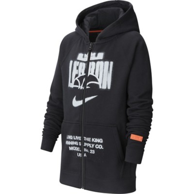 nike orange and black hoodie