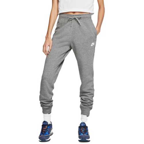 nike fleece joggers womens grey