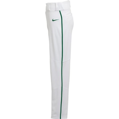 nike baseball pants with green piping