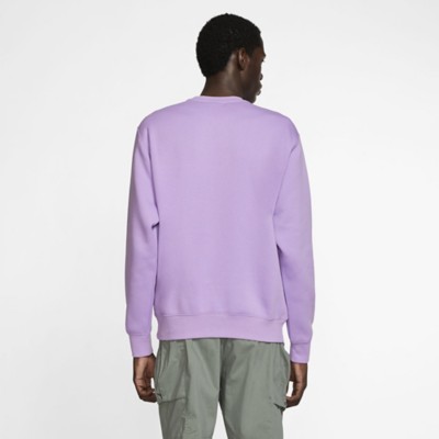 nike men's sportswear club fleece hoodie lavender