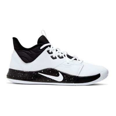 white basketball shoes pg