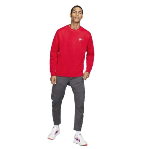 Men's Nike Sportswear Club Long Sleeve Crewneck Sweatshirt | SCHEELS.com