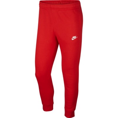 university red nike joggers