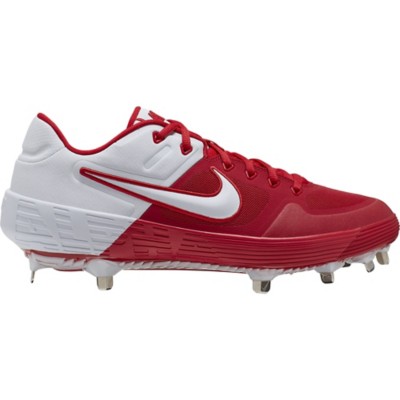 red and white nike baseball cleats