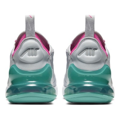 nike 270 teal and pink