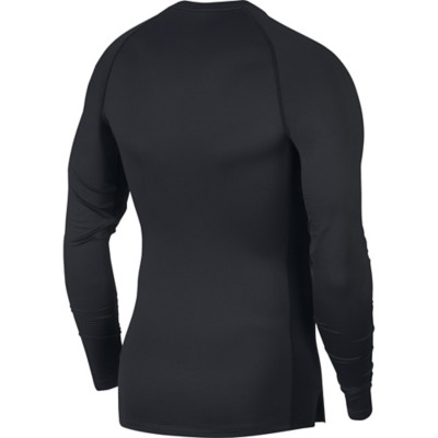 white nike long sleeve compression shirt