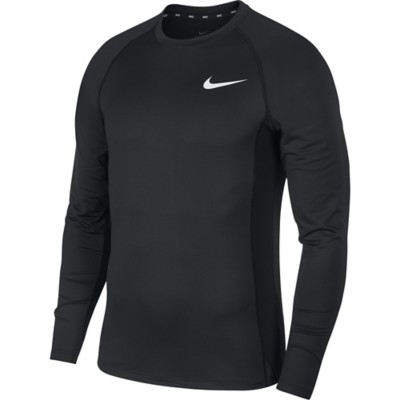 nike pro long sleeve fitted top