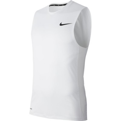 white nike compression tank