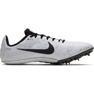 white nike distance spikes