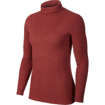 nike women's pro hyperwarm mock