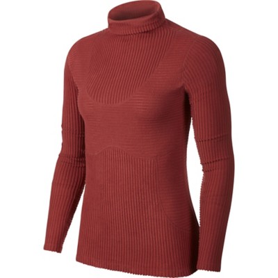 nike mock neck long sleeve shirt