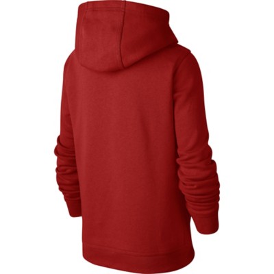 boys nike hoodie red