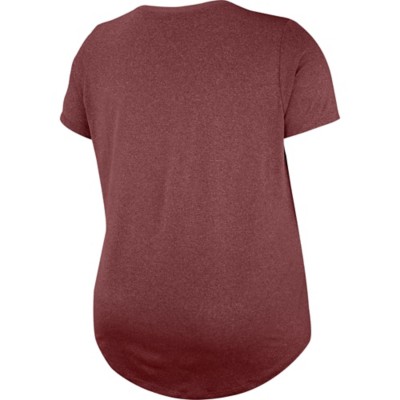 red nike dri fit shirt womens