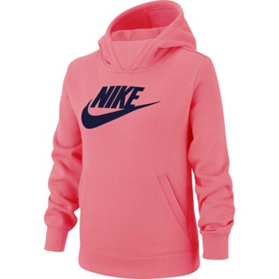 girls pink nike hoodie