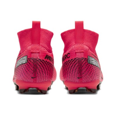 Nike Football Shoes Superfly 6 Elite Fg Wolf Gray lt Crimson.