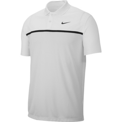 grey nike golf polo